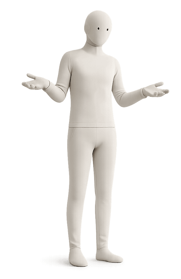 Nubo humanoid figure delivering a large branded box on a hand truck outside a modern home